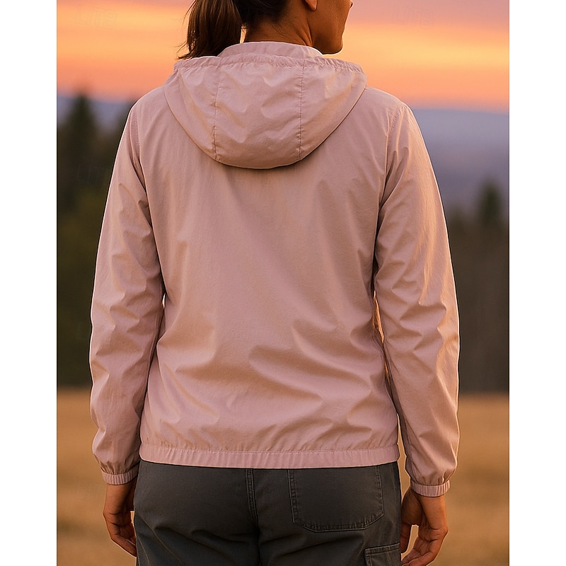 Women's Windbreaker Softshell Jacket Hiking Jacket Outdoor Sun Protection Quick Dry Lightweight Breathable Hiking Outfits Hiking Clothes Spring Autumn / Fall Jacket Climbing Camping / Hiking / Caving2