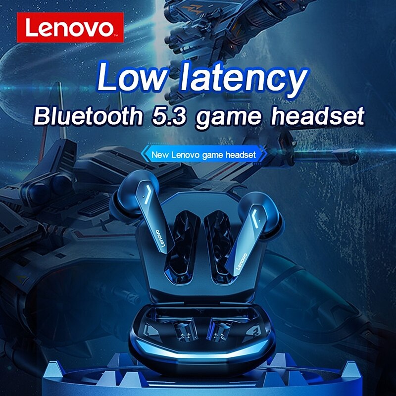 Lenovo GM2 Pro True Wireless Headphones TWS Earbuds In Ear Bluetooth 5.3 Ergonomic Design Surround sound Low Latency Gaming Wireless Earbuds for Apple Samsung Huawei Xiaomi MI Running Fitness Mobile3