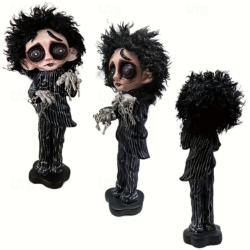 Creative Skull Figurines Festival Skull Funny Dress Up Decor Halloween Scene Layout rResin Crafts4