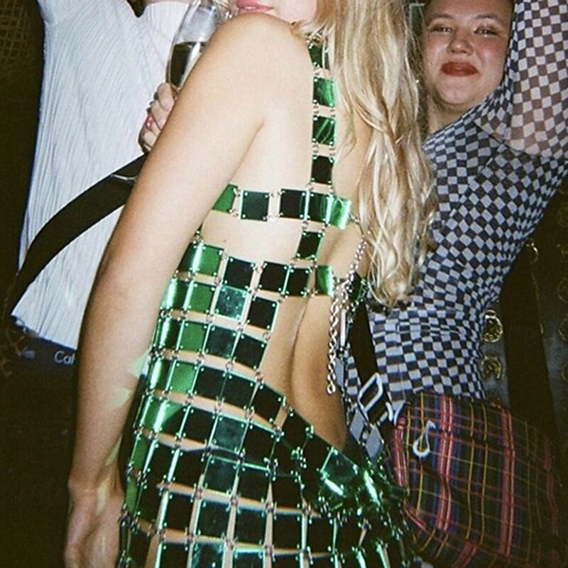 Women's Glitter Sequin Dress Sparkle Party Dresses for Singer Dancer Stage Wear Party Carnival Outfit2