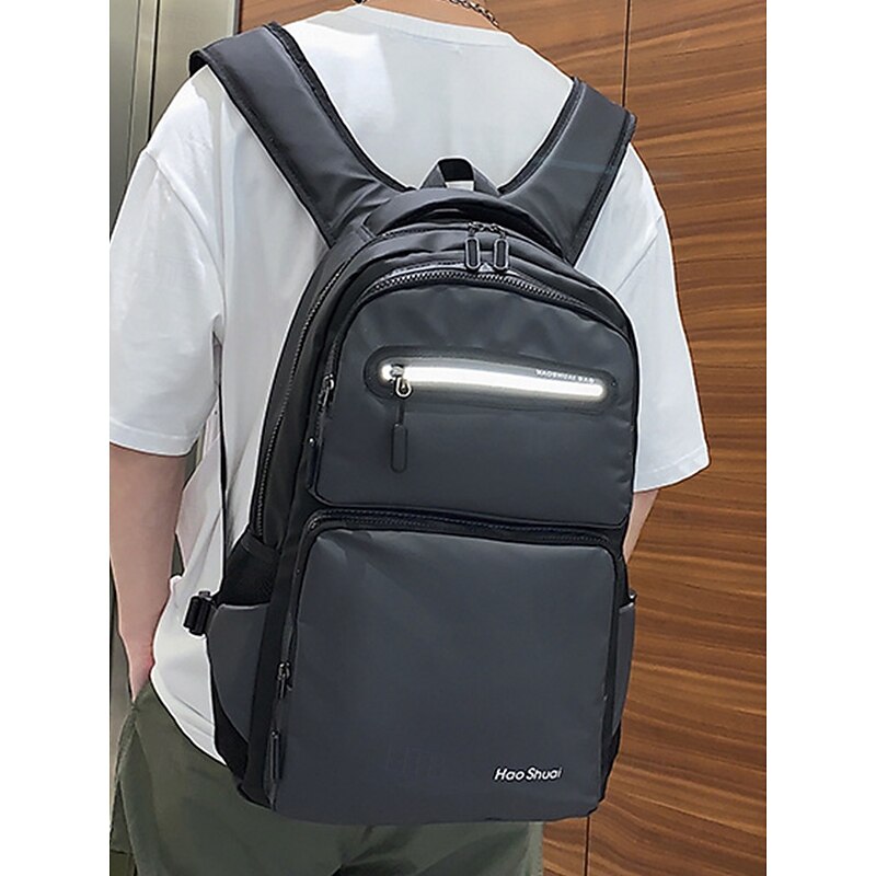 Men's Waterproof Laptop Backpack with USB Charging Port and Reflective Strips – Travel & Business Bag for College, Work or Commuting2