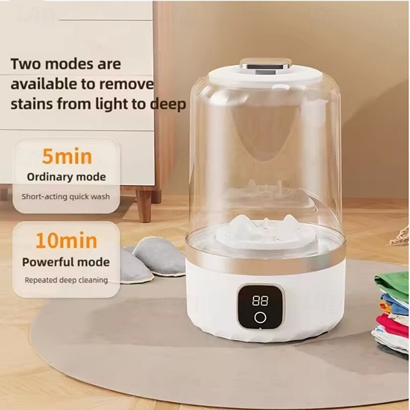 Cordless Electric Washing Machine Mini Washing Machine for Travel Socks and Underwear Small Portable Washing Machine2
