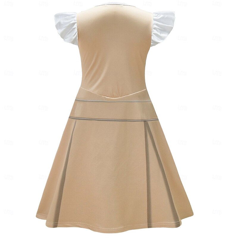 M3GAN 2.0 Scary Doll Megan Futuristic Robot Cosplay Costume Outfits Adventure Movie Horror Casual Movie Cosplay for Girls' Kid's Halloween Carnival World Book Day Performance Party School Event Dress3