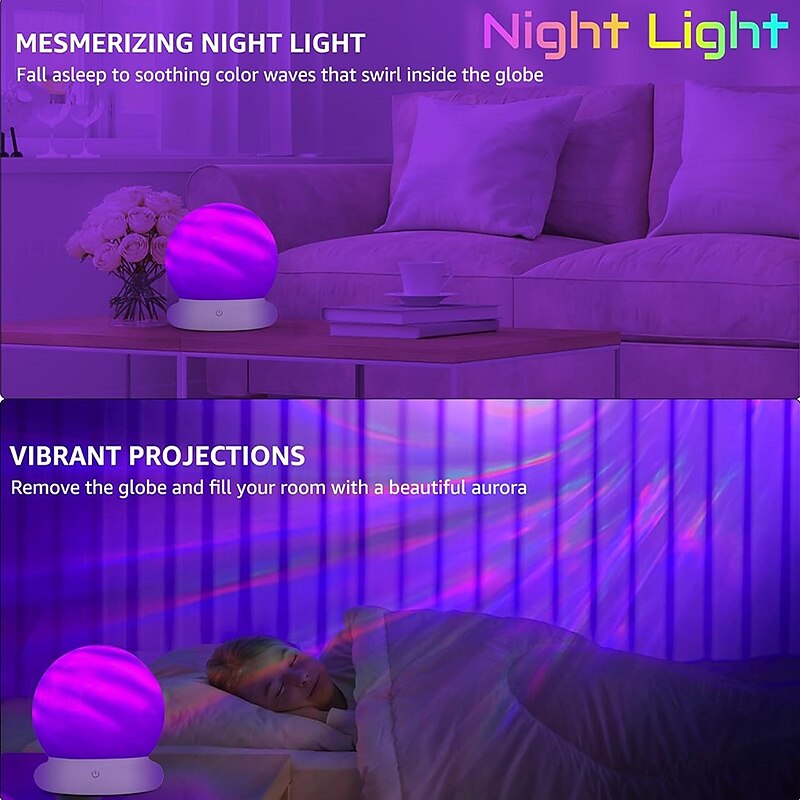 Galaxy Star 3D Projector Lights for Bedroom 15 Colors Night Light with Remote Control Aurora Projector Cordless for Kids Room Decor Bedroom Party Gift4