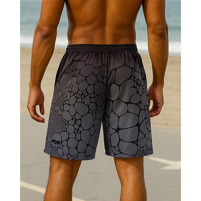 Men's Running Shorts Basketball Shorts Activewear Zip Up Pocket High Waist Bottoms Athleisure Gym Workout Soft Lightwear Breathable Gym Workout Athletic Loose Fit Sportswear Activewear Grey2