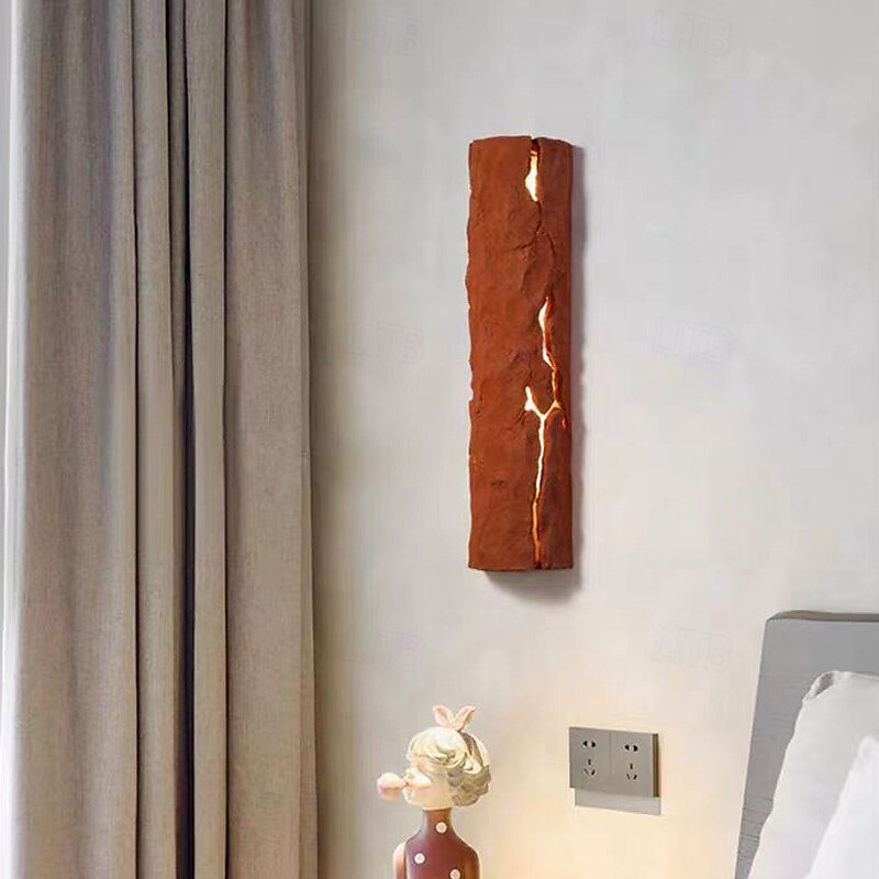 Wall Lamp, Japanese Wabi-sabi Style, Resin Bedroom, Living Room, Back Wall, Corridor, Hotel2
