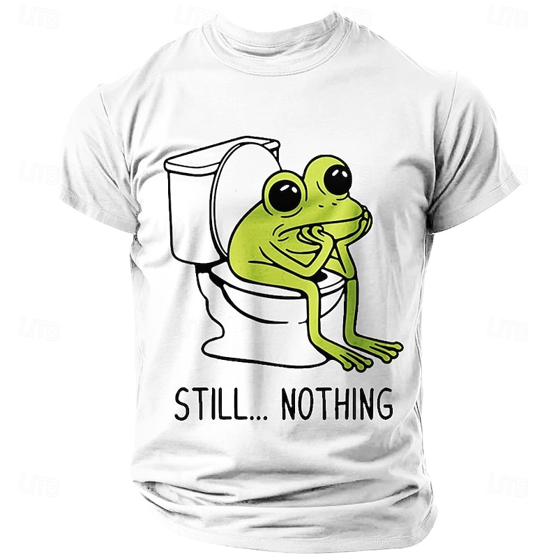 Men's Funny Slang T Shirt Short Sleeve T shirt 3D Print Crew Neck Shirt Fashion Daily Street Casual Daily Black White Blue Summer Spring All Seasons Clothing Apparel S M L XL XXL XXXL4