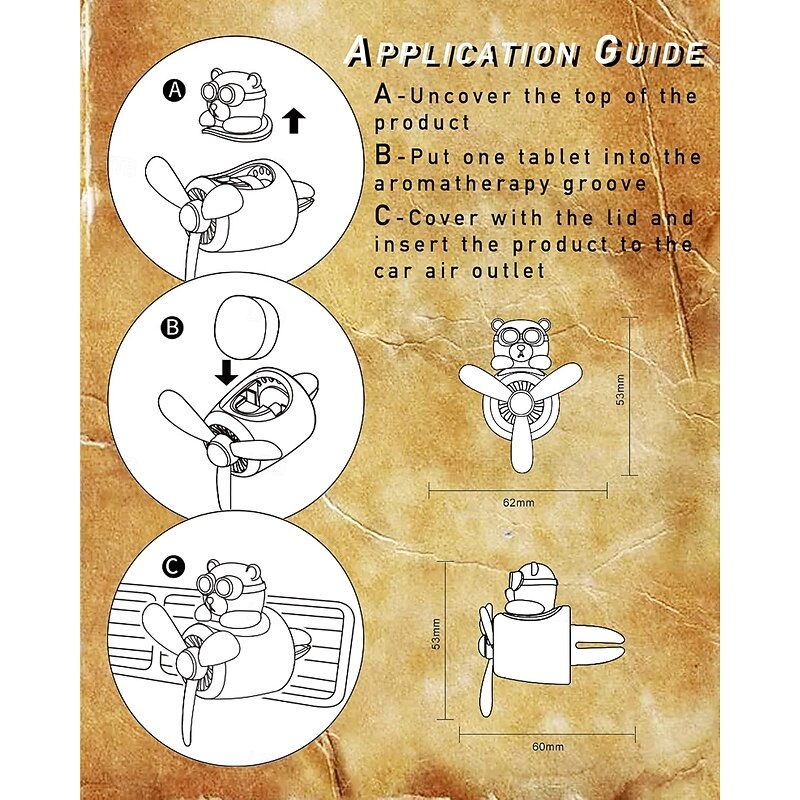 Car air fresheners Scents diffuser Vent clips Perfume Air freshener DIY fragrance for Interior Accessories AC Vent freshener4