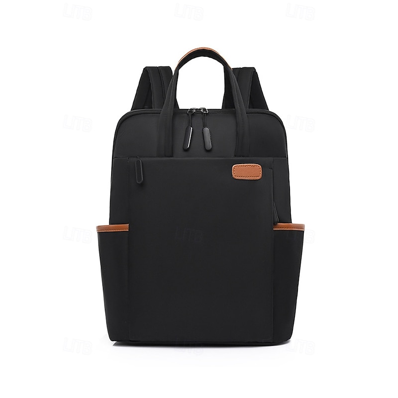 Women's Minimalist Waterproof Laptop Backpack - Lightweight Travel and Work Bag with Luggage Strap, Perfect for College Back to School, Business Travel and Daily Commuting4