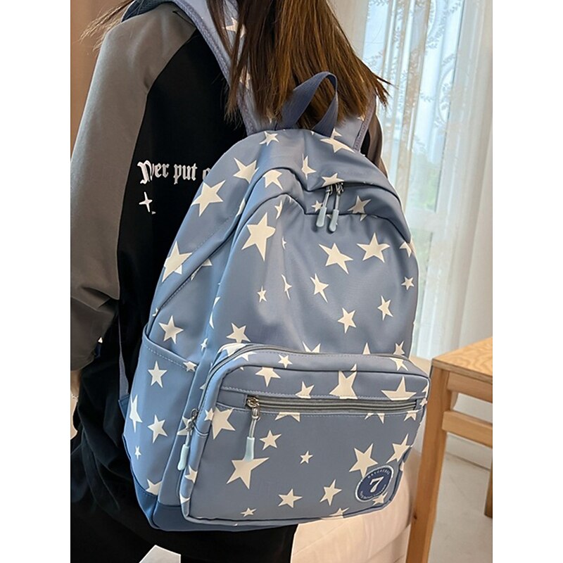 Kids' and Teens' Star Print School Backpack – Lightweight Daypack for Girls and Boys Back to School2