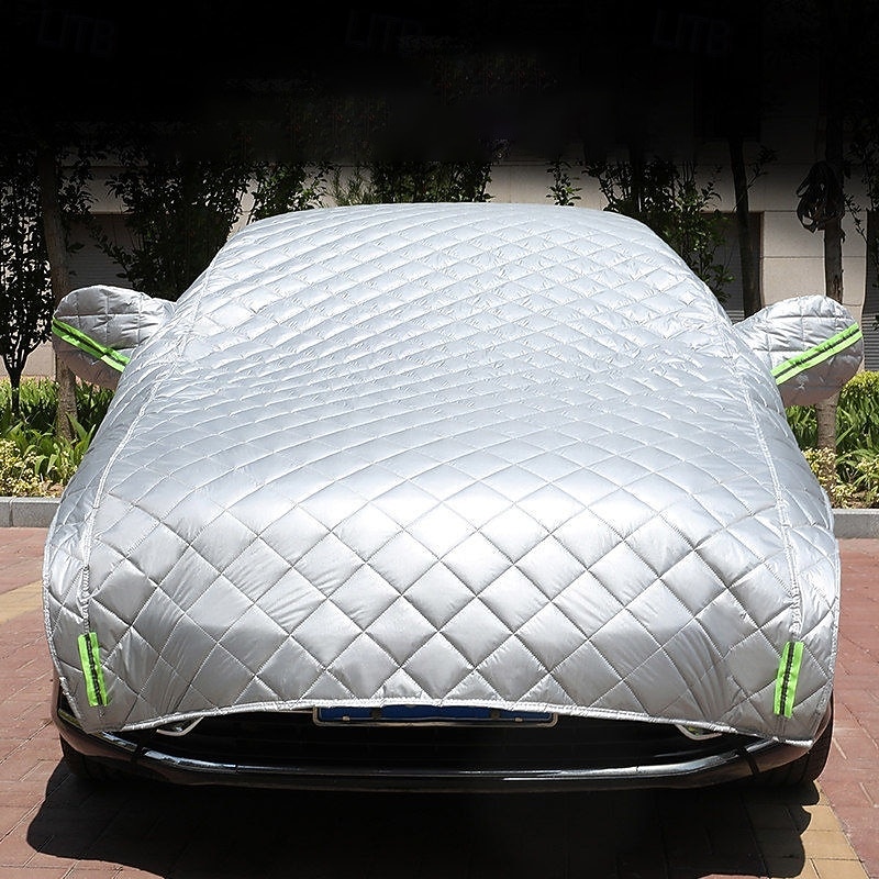 Car Cover Against Hail Outdoor Full Cover Rain Sun UV Protection Universal Cotton Suitable For Various Adverse Weather Condition