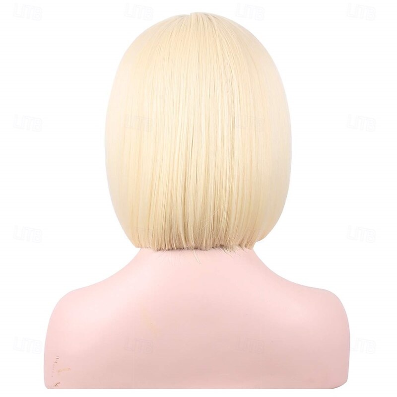 Short 12 Inches Straight Synthetic Cosplay Wig for Women Halloween Cosplay Party Wigs4