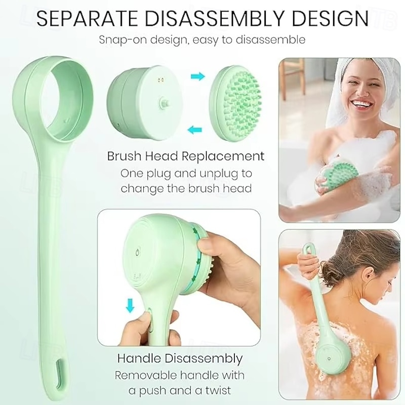 2025 Electric Body Brush Back Scrubber For Shower electric Body Scrub Brus4