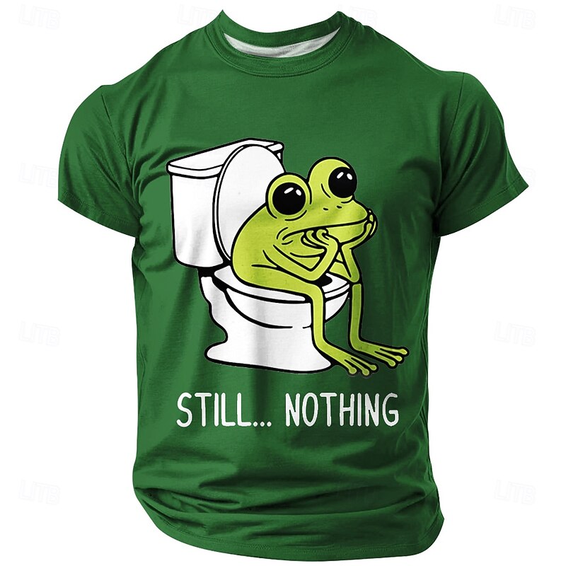 Men's Funny Slang T Shirt Short Sleeve T shirt 3D Print Crew Neck Shirt Fashion Daily Street Casual Daily Black White Blue Summer Spring All Seasons Clothing Apparel S M L XL XXL XXXL2