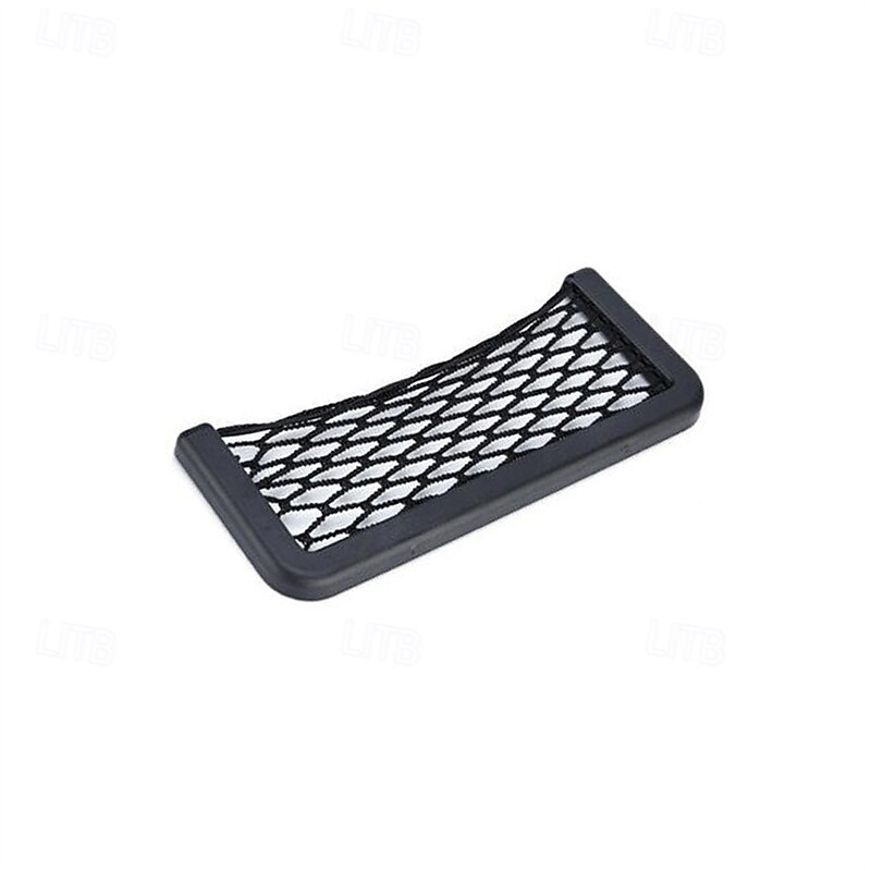 2pcs Car String Bag Pocket Storage Organizer, Multifunctional Mesh Net Holder for Car Interior, Seat Side Storage and Small Item Organizer2