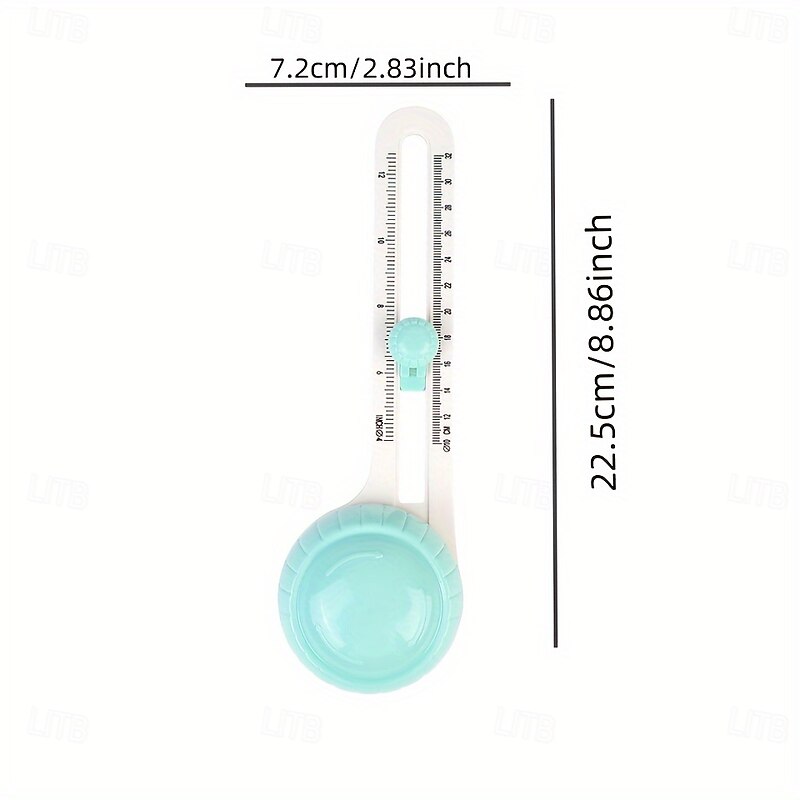 1pc Randomly Issued Adjustable Compass Card Paper Craft Origami Paper Cutting Manual Circle Cutter3