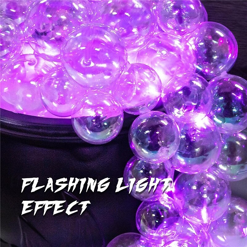 Halloween Decorations Indoor - DIY Bubbling Cauldron Set - Black Plastic Bowl Hocus Pocus Party Decoration - Spooky Vintage Decor for Home Kitchen Room Party Table4