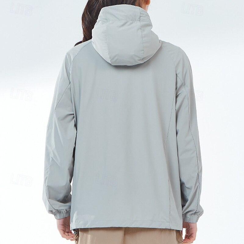 Women's Outdoor Jacket Softshell Jacket Hiking Jacket Outdoor Thermal Waterproof Windproof Warm Hiking Outfits Hiking Clothes Winter Top Camping / Hiking / Caving Traveling Black White Khaki4