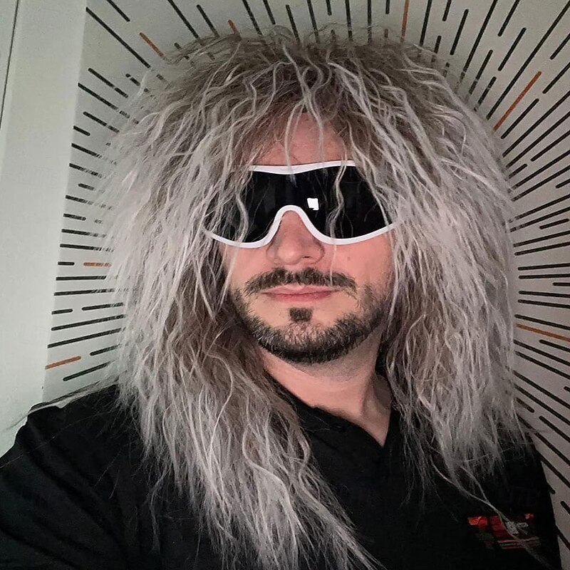 Mullet Wigs for Men 80s Rocker for Party Mens Wig 80s Outfit for Men Funny Wigs