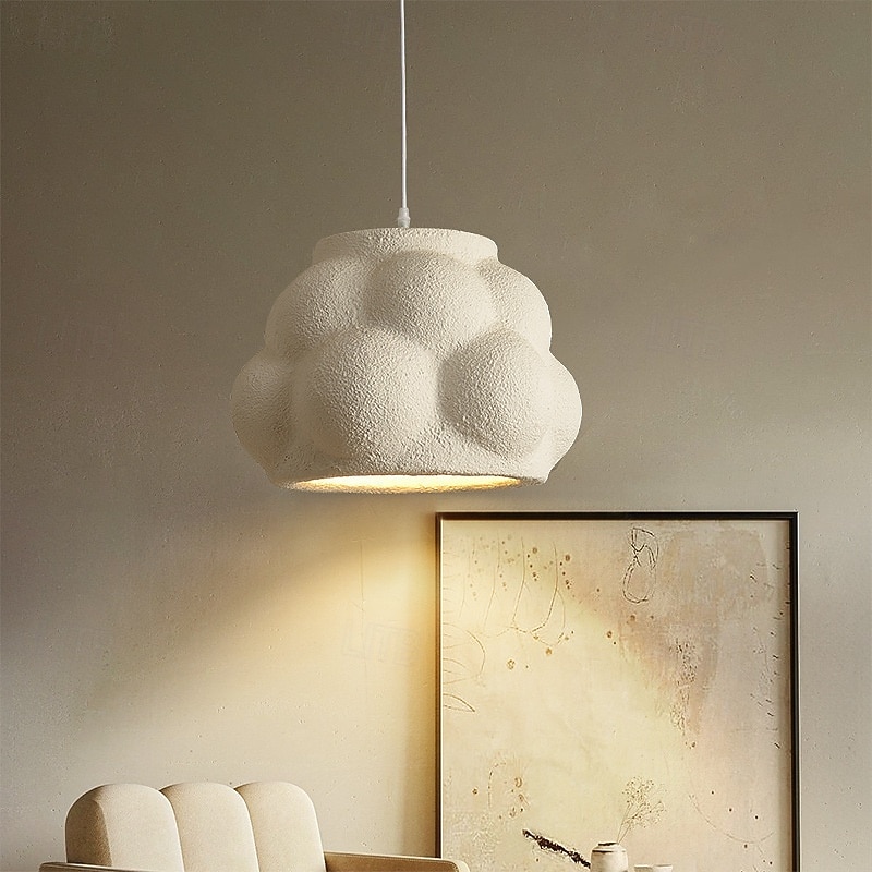 Cloud Wabi Sabi Pendant Light, 28cm Height, Warm White White Light, E26 E27, Adjustable Chain2