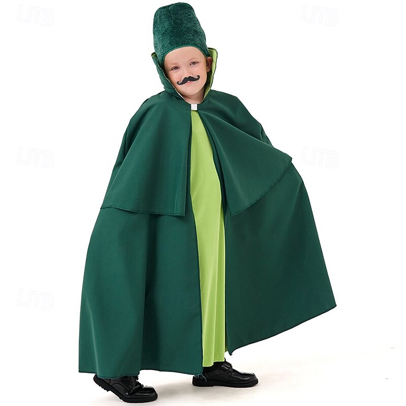 The Wizard of Oz Emerald City Guard Outfits Costume Storybook Characters Movie Cosplay for Boys' Kid's Halloween Carnival World Book Day Performance Educational Dress Up School Event Dress Up3