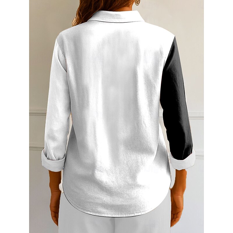 Women's Shirt Button Down Tunic Shirt Collar Long Sleeve Floral Graphic Bird Elegant Vintage Tropical Regular Tops Work Daily s Print White Pink Blue Green Spring2