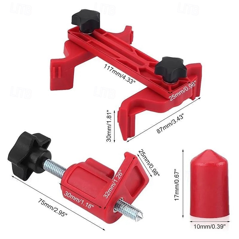Camshaft Sprocket Clamp Kit Universal Timing Locking Tool Set Engine Timing Holder Plastic Camshaft Gear Alignment Fixation Tool for Automotive Repair Garage2