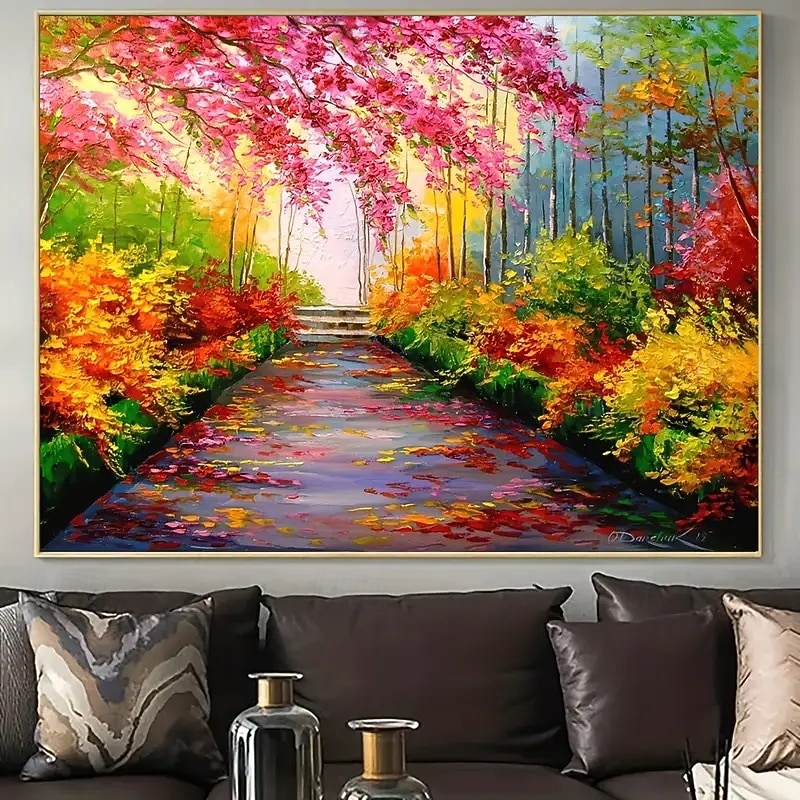 Print Rolled Canvas Prints - Abstract Landscape Modern Traditional Art Prints4