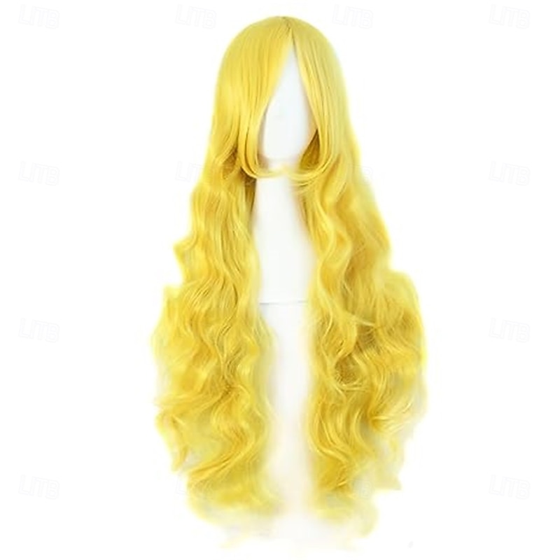 32 80cm Long Hair Spiral Curly Cosplay Costume Wig4
