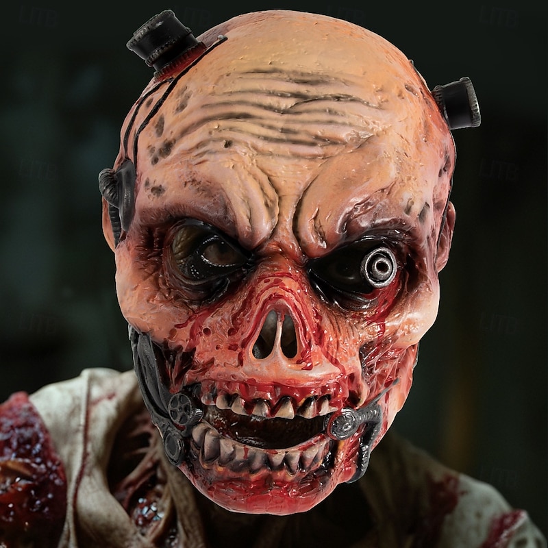 Zombie Halloween Mask Horror Scary Full Head Adults' Men's Women's Unisex Halloween Carnival Performance Party Easy Halloween Costumes Dress Up