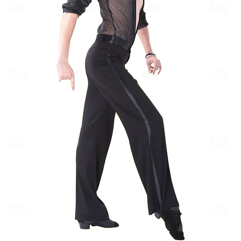 Men and Boy Latin Dance Pants Modern Square Dance Trousers Perfect for Jazz Rumba Tango Salsa