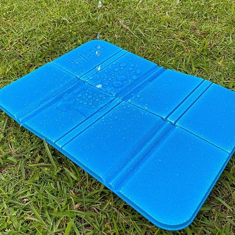 High Quality Foldable Seat Cushions Moisture-Proof Portable Outdoor Seat Pad for Camping, Fishing, Picnics, Beach, Hiking - Durable Grass & Blue, Outdoor Cushion Covers4