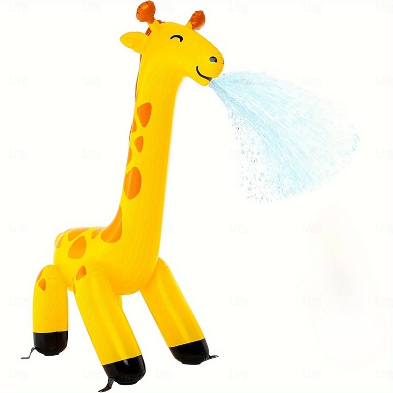 Giant Giraffe Inflatable Water Sprinkler Outdoor Sprinkler Game Easy to Clean Inflatable/Deflatable Fun Yard and Garden Water Feature2