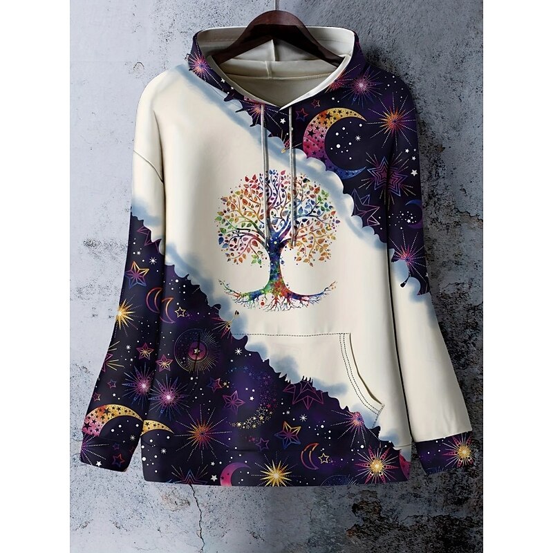 Halloween Women's Pullover Hoodie Sweatshirt Pumpkin Graphic Warm Active Vintage Long Sleeve Hooded Regular Tops Home Street Dailywear Purple Orange Dark Blue Spring Fall Winter4