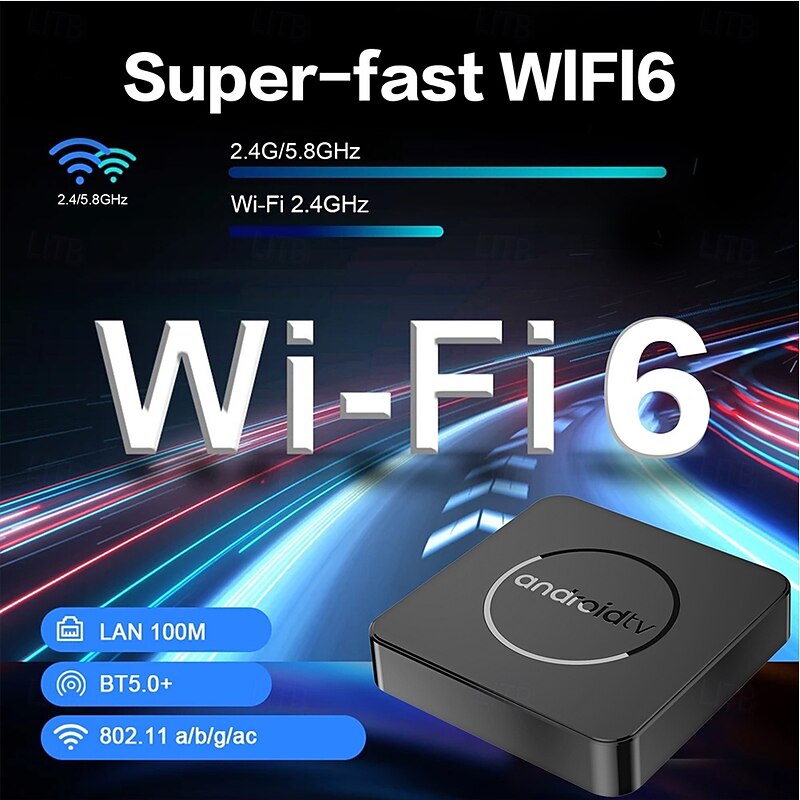 Android TV Box Mortal Q1 PLUS CPU Allwinner H313 Support 2.4G/5.8G Wifi BT5.2 Google Assistant 2GB RAM 16GB 8GB ROM Smart Home TV Box4