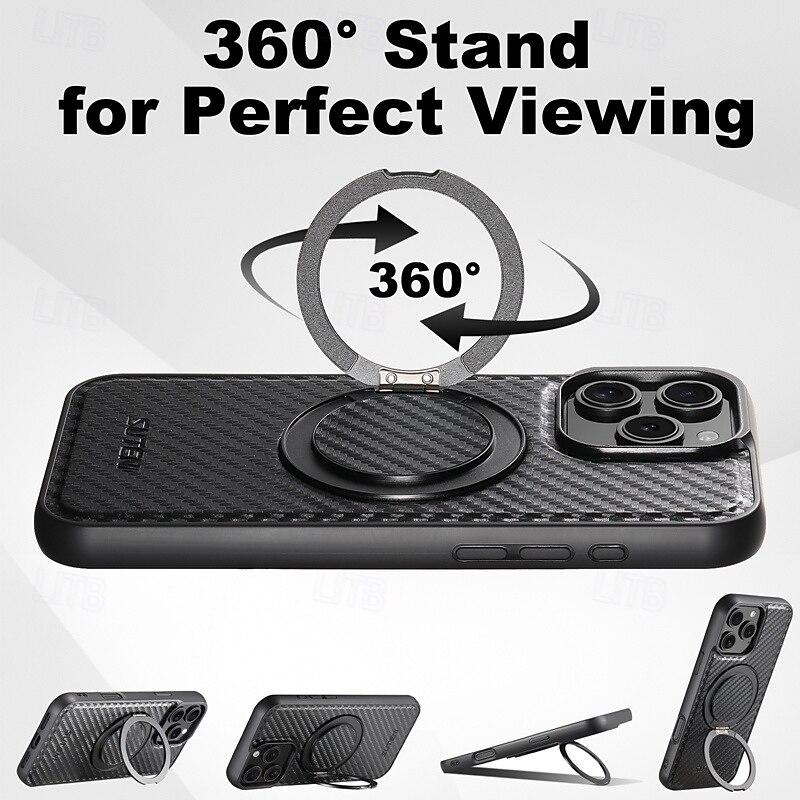 Phone Case For iPhone 17 Pro Max 17 Air 16 16 Plus iPhone 16 Pro 16 Pro Max 15 14 Pro Max Plus 13 Pro Max Back Cover with Stand Holder Magnetic Shockproof Retro3
