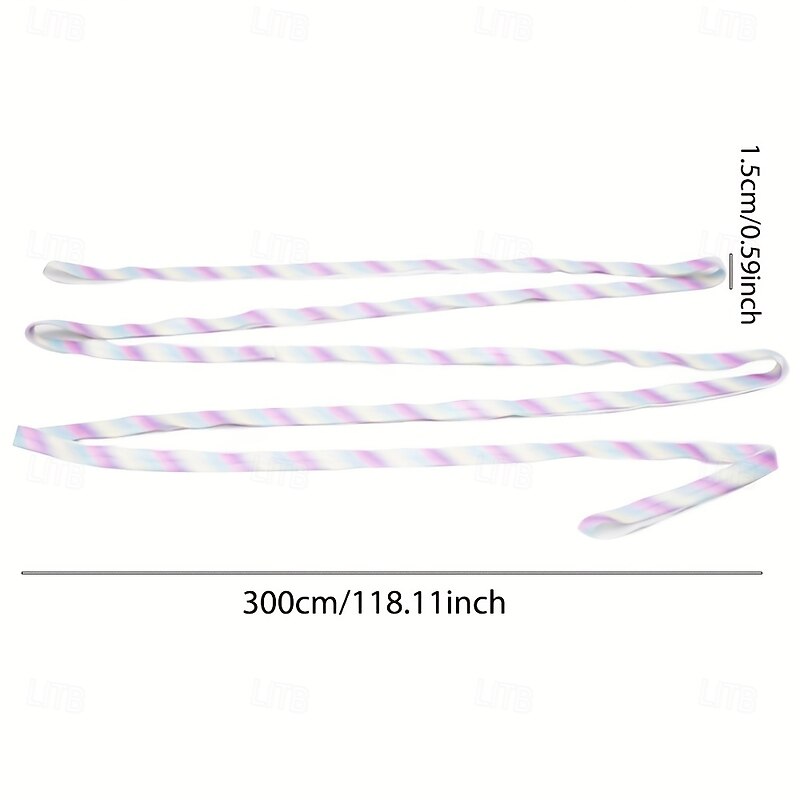 1pc Vibrant Multi-Color Jump Rope 118.11 Long Elastic Long Jump Rope for Fitness and Exercise Ideal for Family Parties and Workouts Exercise EquipmentVibrant Jump RopePolyester Fiber Rope Jump2