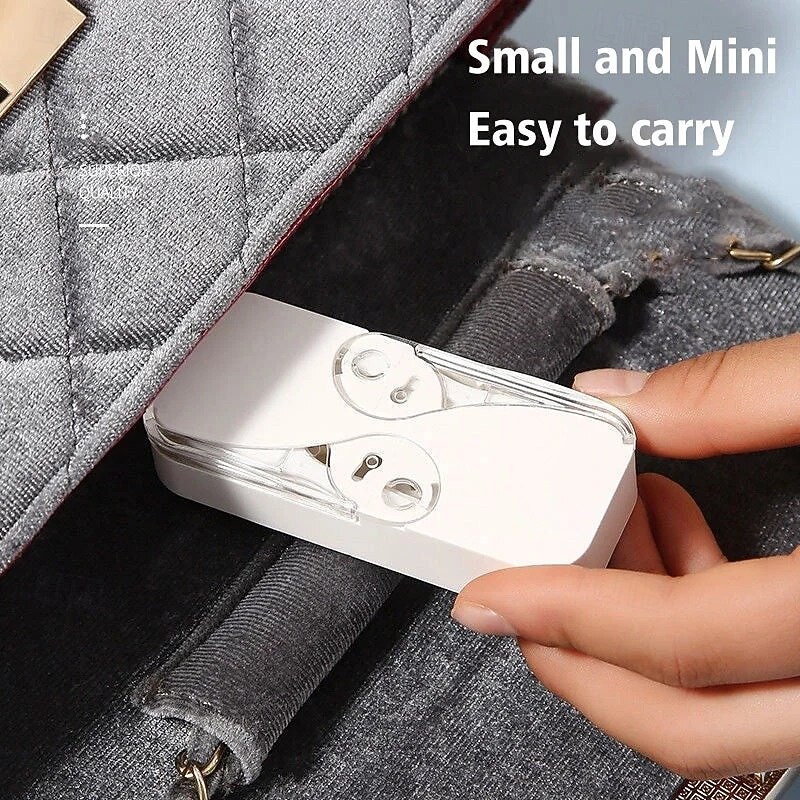 Portable Floss Dispenser Compact Dual-Opening Toothpick Holder Travel Dental Floss Storage Box Mini Disposable Floss Picks Case for Purse Pocket Office Car Use3