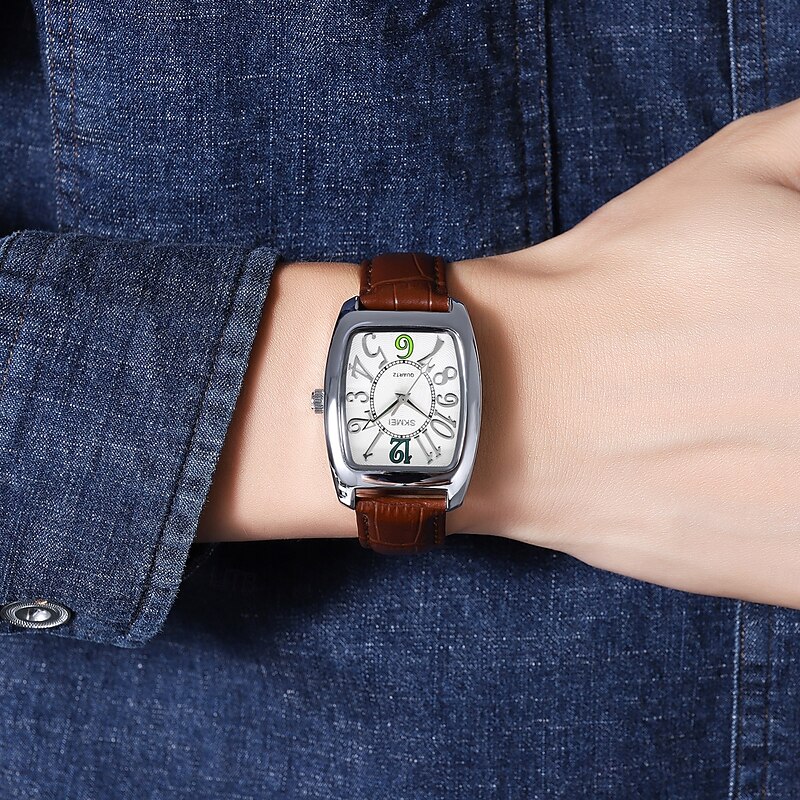 SKMEI Men Quartz Watch Creative Minimalist Fashion Casual Waterproof World Time Decoration Leather Watch4