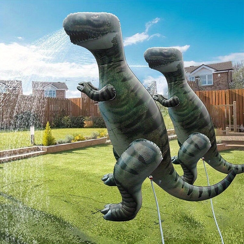 Outdoor Playing Water Toy Spray Waterty Pasture PVC Large Dinosaur Inflatable Water to2