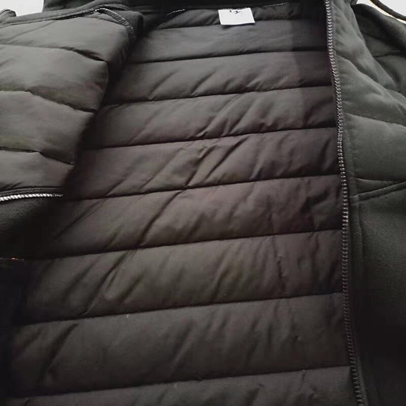 Men's Hoodie Full Zip Hoodie Black Dark Gray Gray Hooded Plain Patchwork Color Block Sports & Outdoor Casual Daily Streetwear Cool Sportswear Fall Winter Clothing Apparel Hoodies Sweatshirts4