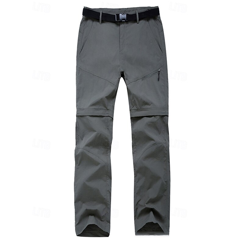 Women's Convertible Zip Off Pants Hiking Pants Trousers Hiking Rain Pants Waterproof pants Outdoor Regular Fit Waterproof Windproof Bottoms Pocket Army Green Blue Camping / Hiking Hunting Traveling S4