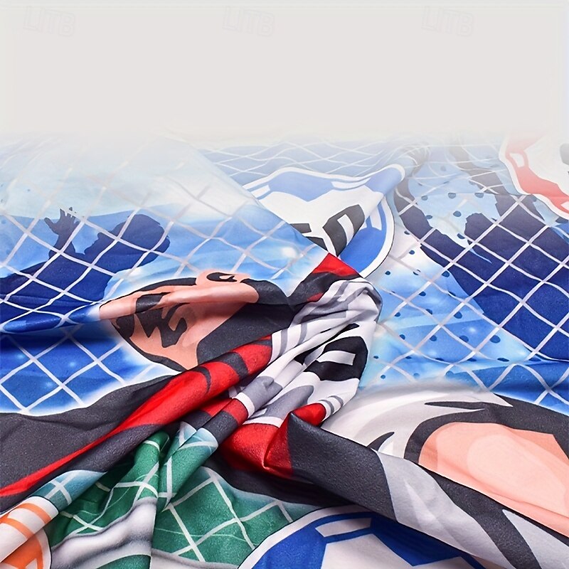 Soccer Ball Game Set for Youngsters & Adults - Durable Polyester Indoor/Outdoor Football Practice Mat Yellow - Includes 6 Balls with Numbers Ideal for Backyard Fun Family Play Birthday & Christmas3