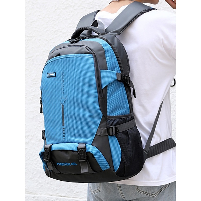 Men's Waterproof Hiking Backpack – Large Capacity Outdoor Travel Daypack with Water-Repellent Fabric, Breathable Straps and Multi-Pockets for Camping, Trekking and School2