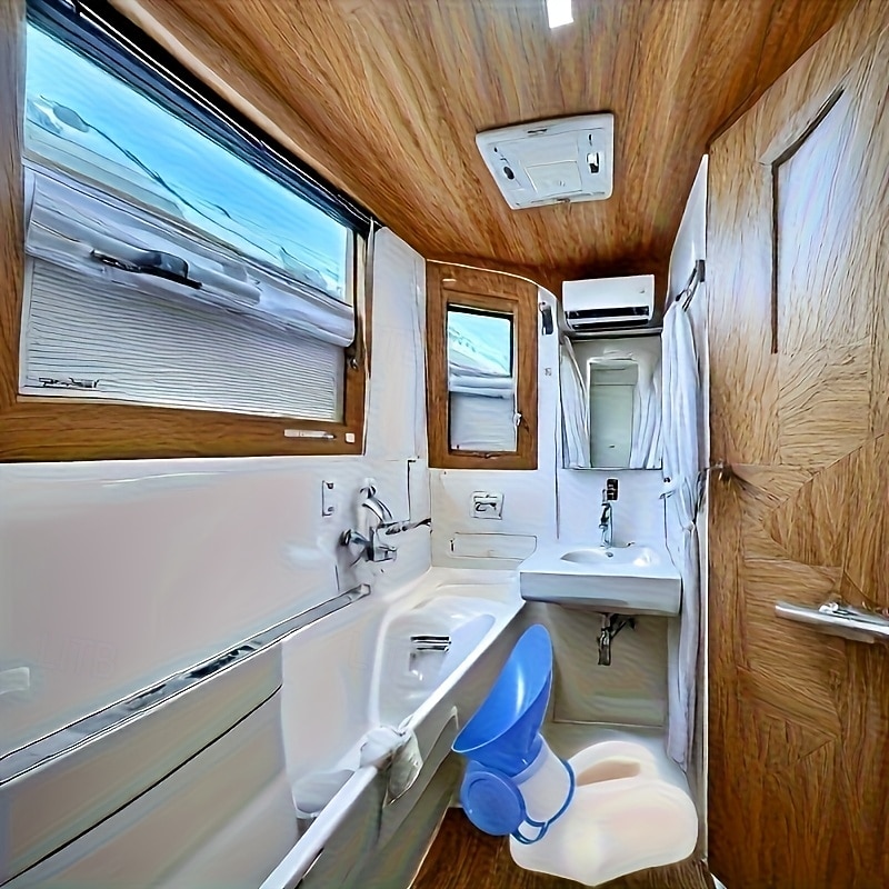 Portable Travel Toilet for Men & Women - Spacious Leak-Proof Urinal with Easy-Handle Design Durable Plastic Camping Toilet for Car RV Camping & Outdoor Activities2