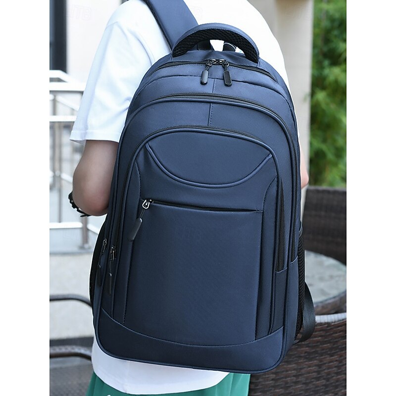 Men's Large Capacity Laptop Backpack - Professional Travel School Bag with Multi-Compartment Storage Design for Work, Commuting or College2