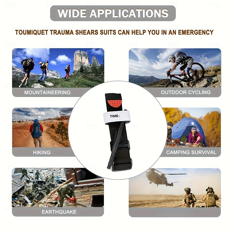 1pc Tourniquet Rapid Application Emergency Outdoor First Aid Kit Rescue Combat Tourniquet Outdoor Produc2