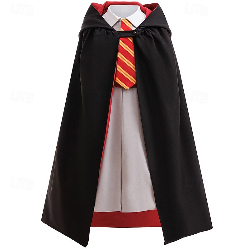 Witch Magic Harry Costume Fancy Dress Costumes Movie Cosplay for Girls' Kid's Halloween Carnival Performance Comic Con Anime Expo