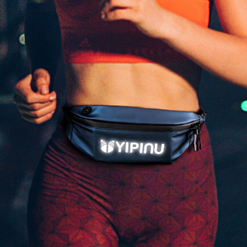 Waist Pouch Bag Running Belt Fanny Pack Sport Waist Pack for Marathon Jogging Running Sports Bag Lightweight Water Resistant Reflective Strip Nylon Men's Women's Running Bag4