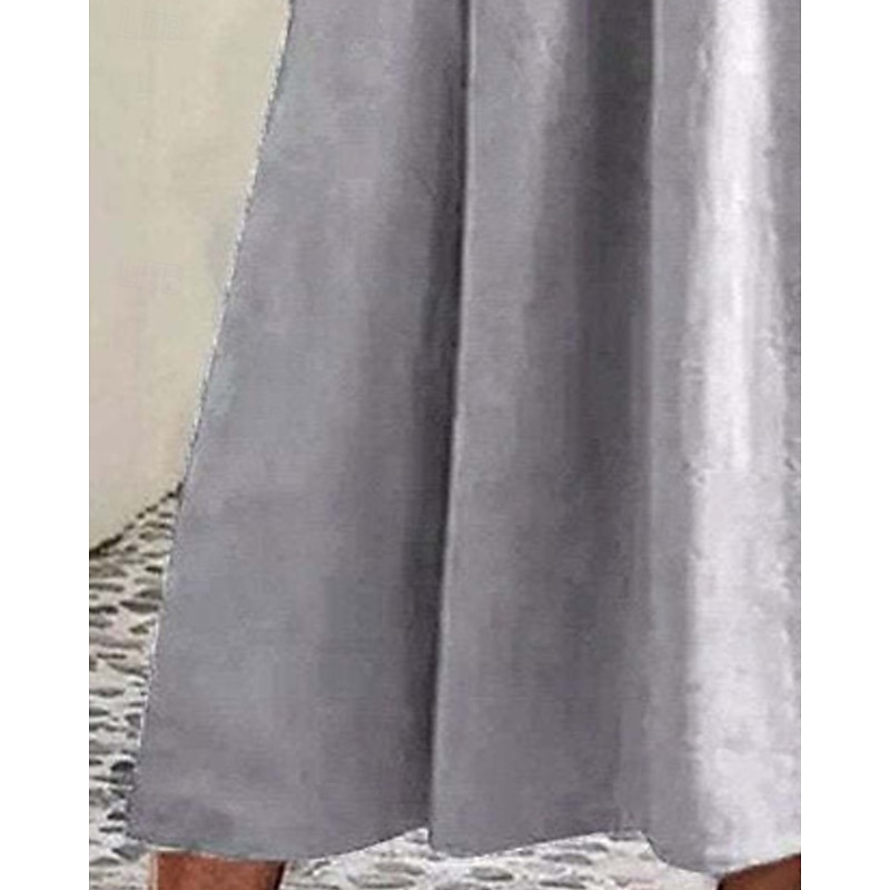 Women's Midi Dress Casual Dress Summer Dress Fashion Modern Daily Beach Weekend Regular Fit Animal Flower Half Sleeve Crew Neck Light Purple Dark Blue Spring Fall4